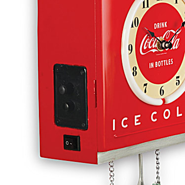 Wall Decor COCA-COLA Time Refreshment Vending Machine Wall Clock Retro Vintage 