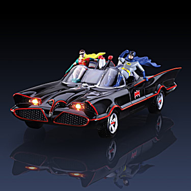 Details about   BATMAN TV Series BATMOBILE Sculpture With Lights And Music By Bradford Exchange 