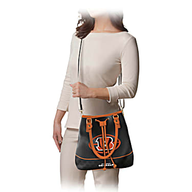 Details about   Cincinnati Bengals Handbag Purse Shoulder bag Mag Snap Key Fob Inner Pockets 