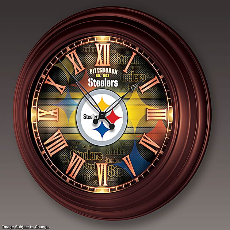 Pittsburgh Steelers Wall Clock F36 