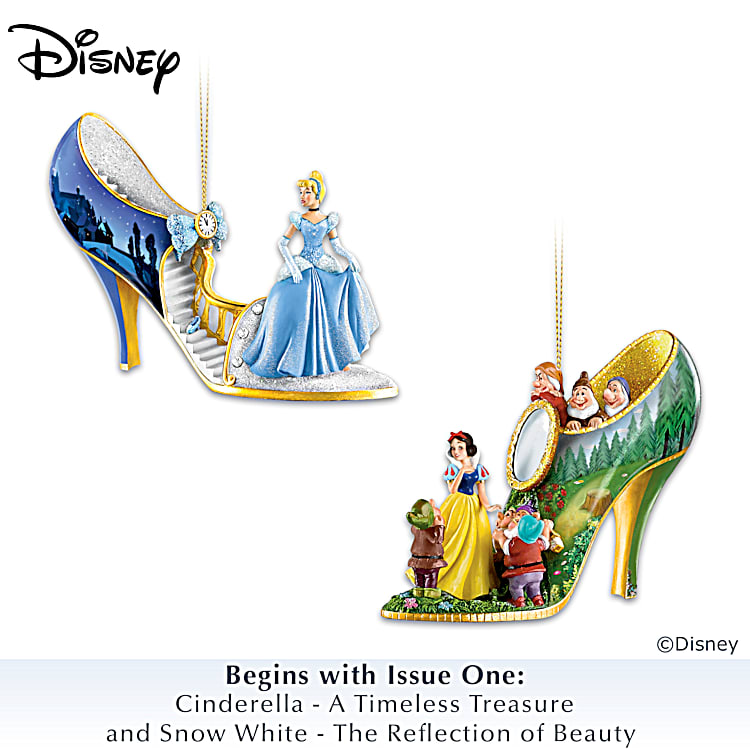 Sleeping Beauty and Snow White Set 17 Disney s Once Upon a Slipper Ornaments 
