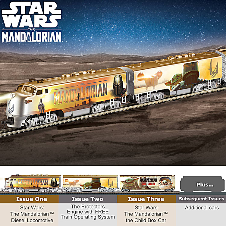 Star Wars The Mandalorian Express Ho Scale Electric Train Collection Featuring Full Color Art Inspired By The Beloved Series With 14 Piece Track Set
