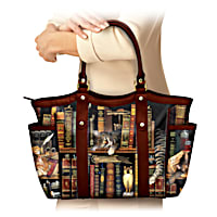 Charles Wysocki Classic Cat Tails Womens Tote Bag
