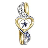 Dallas Cowboys Pride Womens Pierced Earrings