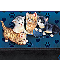 【在庫一掃】 Kitty-Kat Scholz Jurgen Cute Wallet Trifold Womens ミュージック