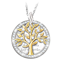 Swarovski family tree necklace online