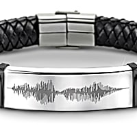 Sound wave bracelet for guys hotsell