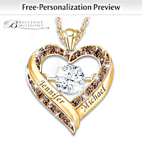 Amazon.com: Kyerlyn Cubic Zirconia Choker Heart Shaped