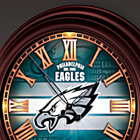 philadelphia eagles clock