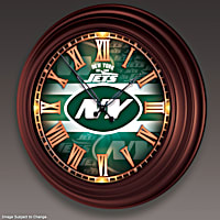 LED DESK CLOCK NEW YORK JETS