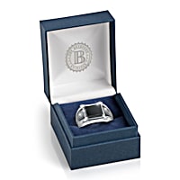 Reign Of Power Mens Stainless Steel Ring Featuring An Reign Of Power Mens Stainless Steel Ring Featuring An