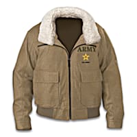 Men's Us Army Bomber Jacket – Classic Cotton Twill With Army Men's Us Army Bomber Jacket – Classic Cotton Twill With Army