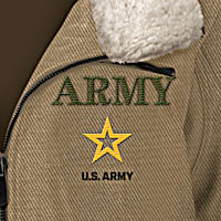 Men's Us Army Bomber Jacket – Classic Cotton Twill With Army