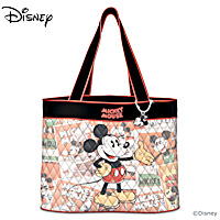 Disney Classic Moments Diamond Quilted Poly-Twill Tote Bag