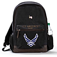 american flag leather flap backpack Nylon Cooler double adjustable straps (38 drop) Size Backpack Us Flag