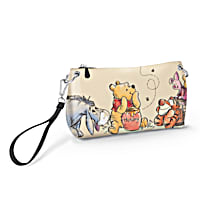 Disneys Winnie The Pooh Faux Leather Handbag Adorned With Colorful