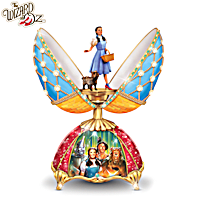 THE WIZARD OF OZ DOROTHY Faberge-Style Porcelain Music Box