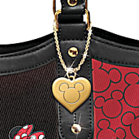 Disney Mickey Mouse And Minnie Mouse Patchwork Tote Bag - The