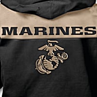 Usmc embroidered sweatshirt discount