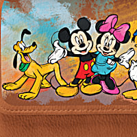 Disney Masterpiece Of Magic Faux Leather Designer-Style Trifold