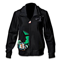 ファッションなデザイン THE WIZARD OF OZ Ill Get You My Pretty Womens Black Cotton トップス