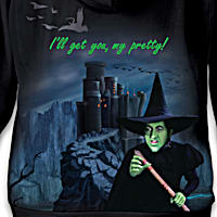 archive wizard hoodie witch 魔女 Wicked Witch Zip-Up Hoodie: THE WIZARD OF OZ Apparel– The