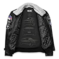 Men's Ford Mustang Leather Jacket – Bomber Jacket