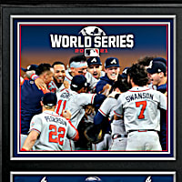 2021 MLB World Series Champions Atlanta Braves Wall Clock