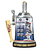 2021 MLB World Series Champions Atlanta Braves Handcrafted Trophy Sculpture