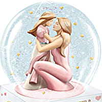 Bradford exchange mother daughter snow globe hotsell