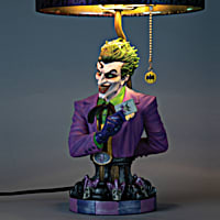 Hand-Painted The JOKER Sculpted Desk Lamp Featuring A 10