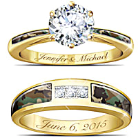 Camo wedding sets his and hers sales