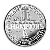 2024 MLB World Series Los Angeles Dodgers 99.9% Silver Coin 2024 MLB World Series Los Angeles Dodgers 99.9% Silver Coin