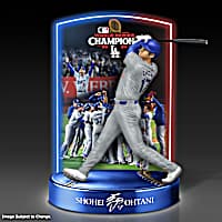 Illuminated 2024 MLB World Series Los Angeles Dodgers