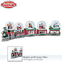 Rudolph the red nosed reindeer train set top