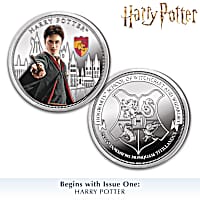 HARRY POTTER 99.9% Silver-Plated Proof Collection Featuring Full