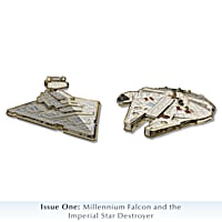 STAR WARS 24K Gold-Plated Galactic Pin Collection