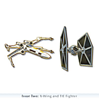 STAR WARS 24K Gold-Plated Galactic Pin Collection