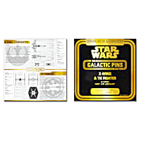 STAR WARS 24K Gold-Plated Galactic Pin Collection