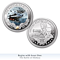 80th Anniversary Battle Of Midway 99.9% Silver-Plated Proof