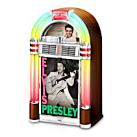Elvis Presley Retro Inspired Tabletop Jukebox Sculpture