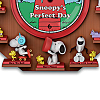 PEANUTS Snoopys Perfect Day Wall Clock Collection