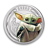 STAR WARS The Mandalorian Silver-Plated Proofs With Full