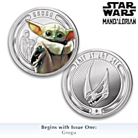 春新作の Silver-Plated Mandalorian The WARS STAR Proofs Full With ピンズ・ピンバッジ・缶バッジ