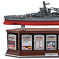 USS Missouri BB-63 Zippo Lighter Commemorative Chrome W Case