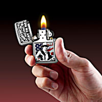 2024年のクリスマスの特別な衣装 Lighters Zippo® Duke The Adorned And Imagery Patriotic With 洋書
