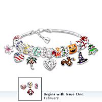 Charming Touches Seasonal Charm Collection With Bracelet