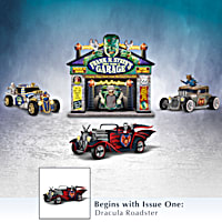 Hand-Painted Monster Garage Sculpture Collection Featuring A