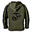 "Marine Pride" Men's Front-Zip Hooded Fleece Jacket
