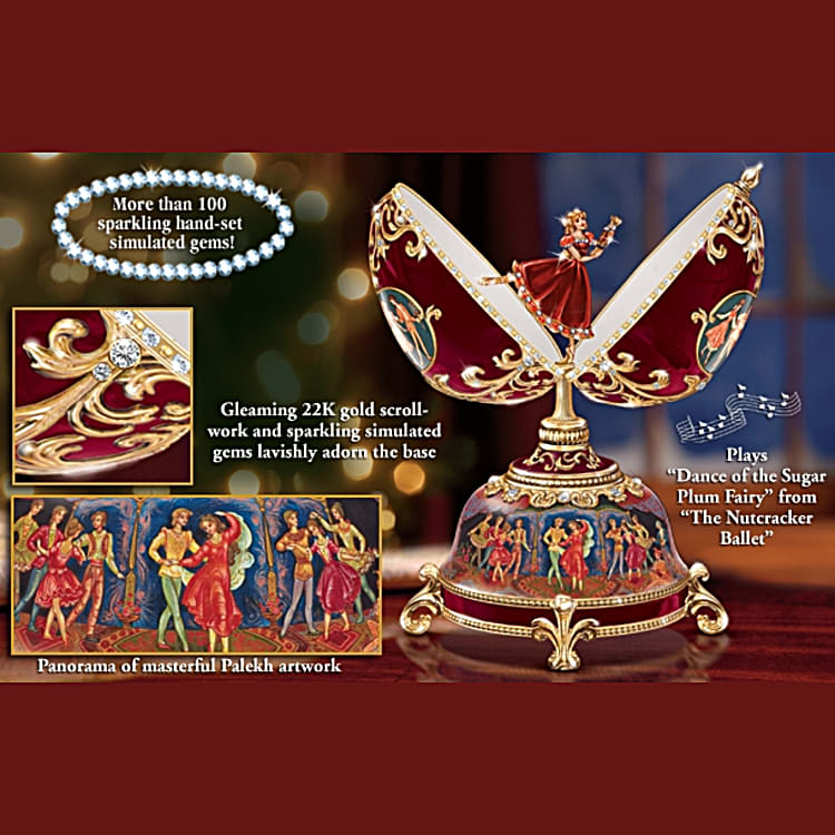 Clara And The Nutcracker Egg Music Box – The Bradford Exchange